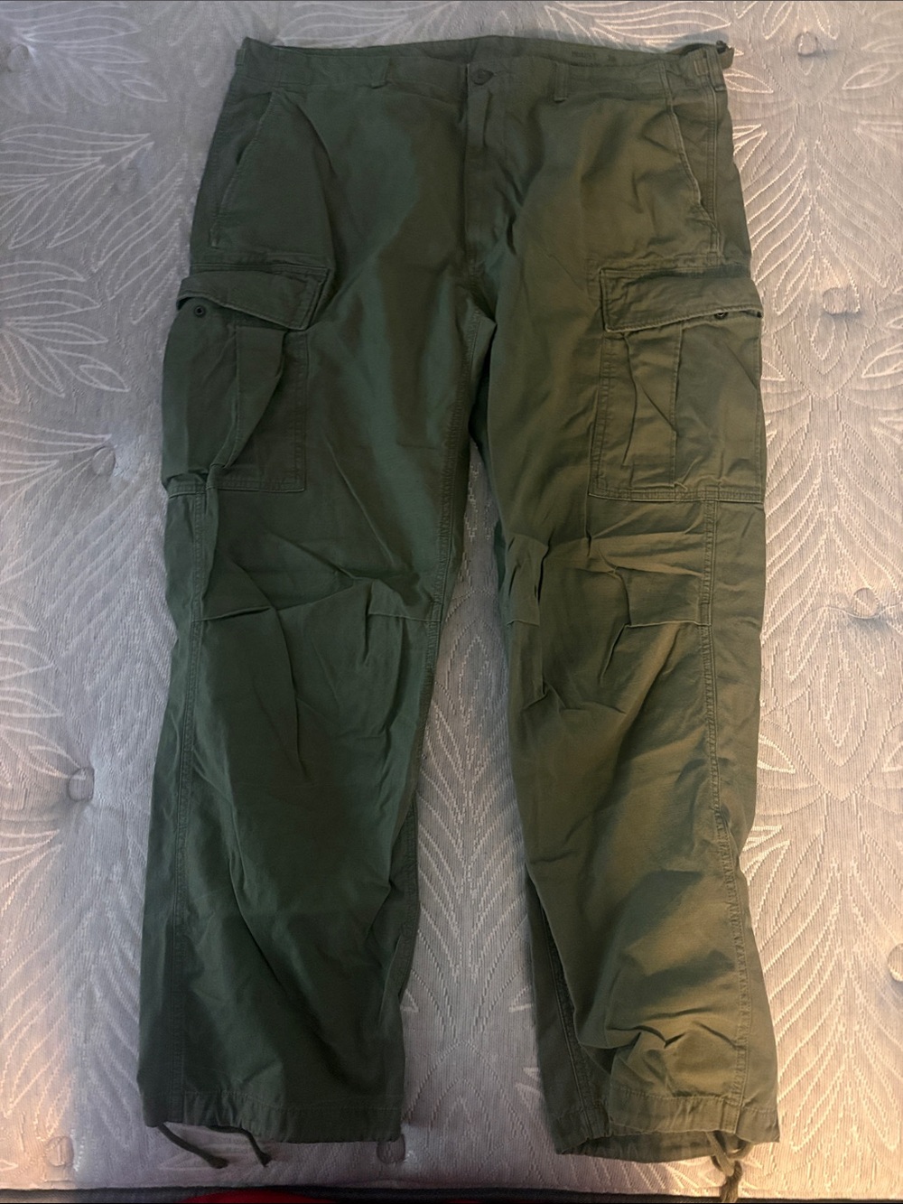 Polo by Ralph Lauren Olive Green Cargo Pants with Multiple Pockets
